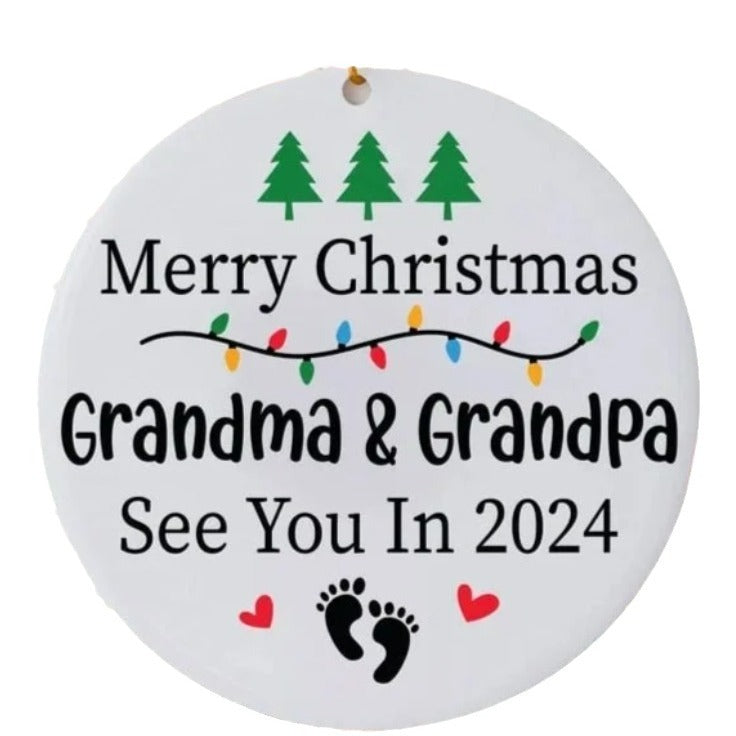 Christmas Tree Pendant Gift from Parents-to-be