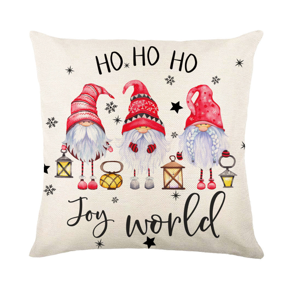 Festive Snowflake Throw Pillow Covers – Cozy Christmas Decor for Sofa, Bed, and More