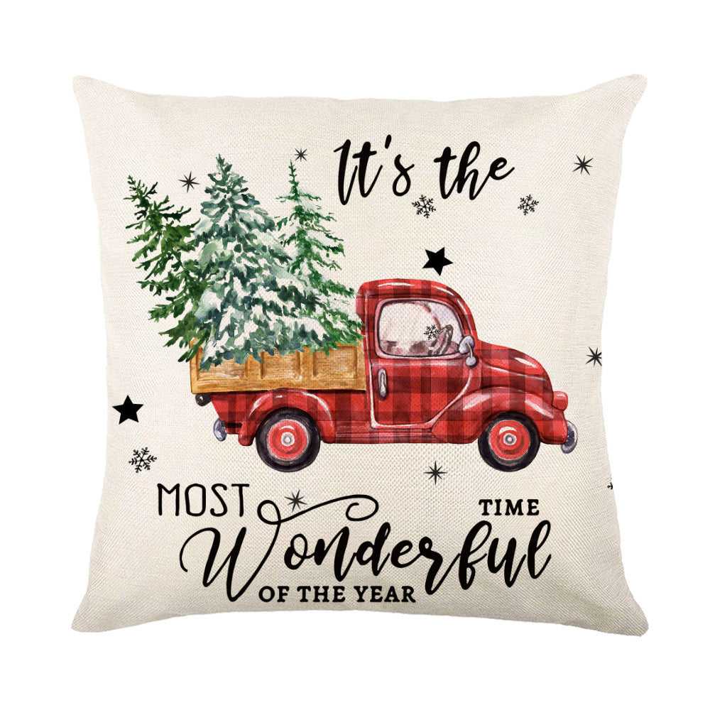 Festive Snowflake Throw Pillow Covers – Cozy Christmas Decor for Sofa, Bed, and More