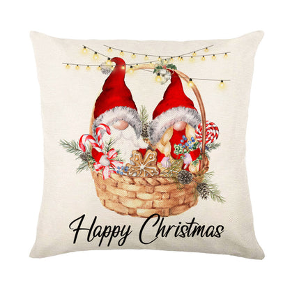 Festive Snowflake Throw Pillow Covers – Cozy Christmas Decor for Sofa, Bed, and More