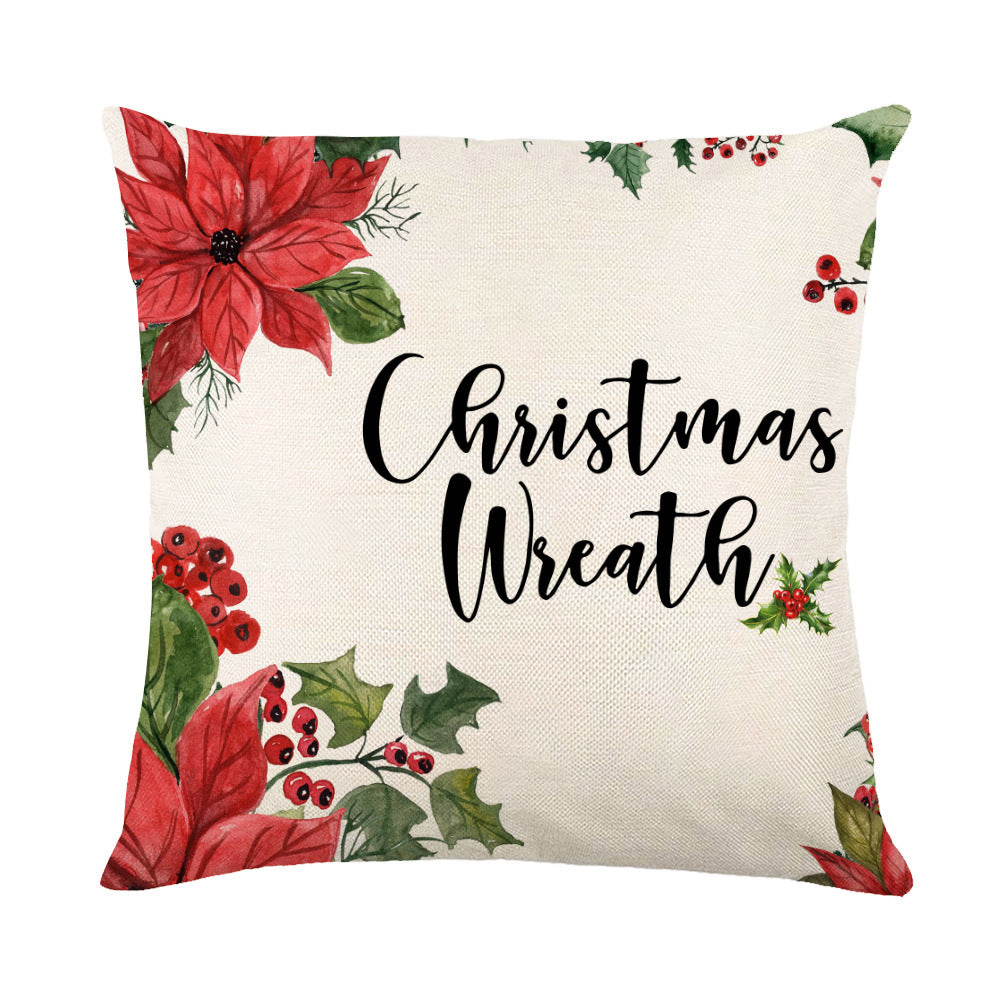 Festive Snowflake Throw Pillow Covers – Cozy Christmas Decor for Sofa, Bed, and More