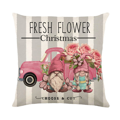 Festive Snowflake Throw Pillow Covers – Cozy Christmas Decor for Sofa, Bed, and More