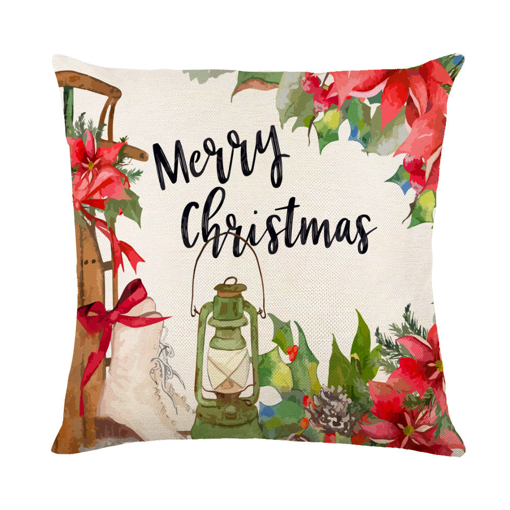 Festive Snowflake Throw Pillow Covers – Cozy Christmas Decor for Sofa, Bed, and More